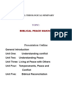 Global Theological Seminary: Biblical Peace Making