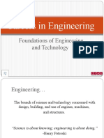 Careers in Engineering: Foundations of Engineering and Technology