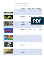 (Rab) Pengadaan Ikan Hias Taman Ikan Way Handak: No Item Jenis/Nama Harga (RP) Kuota Jumlah (RP) 1