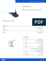 Paliers Roulements-Inserts À Semelle: Dimensions