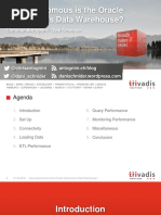 How Autonomous Is The Oracle Autonomous Data Warehouse?: Christian Antognini / Dani Schnider