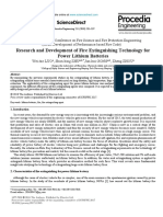 2.research and Development of Fire Extinguishing Technology - 2018 - Procedia Engi