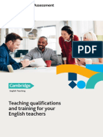Teaching Qualifications Brochure