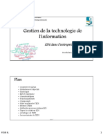 Gestion de La Technologie de L'information: EDI Dans L'entreprise