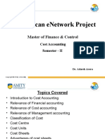 Pan African Enetwork Project: Master of Finance & Control