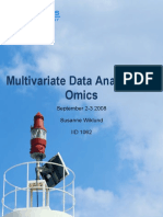 Multivariate Data Analysis For Omics: September 2-3 2008 Susanne Wiklund IID 1062