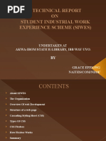 A Technical Report ON Student Industrial Work Experience Scheme (Siwes)