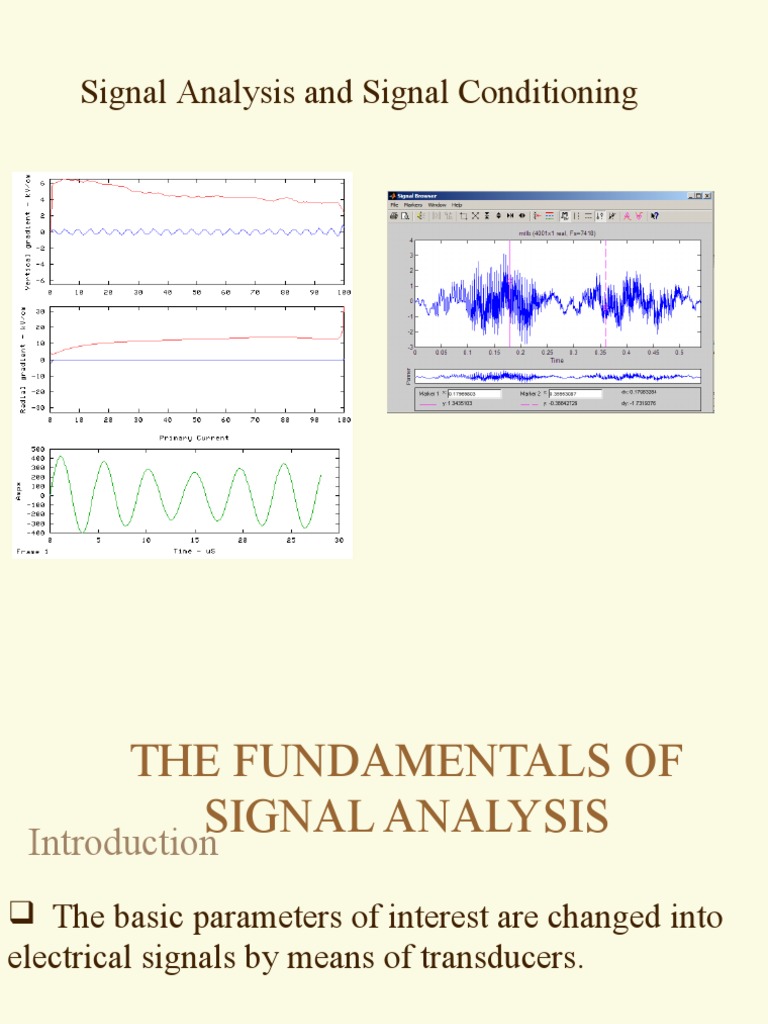 Signal Analysis and Signal Conditioning PDF Electronic Filter Decibel