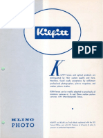 Kilfitt Catalogue 1960s