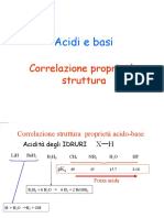 24 - Acidi e Basi Proprietà - Struttura