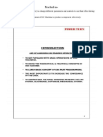 CNC Operatation Manual