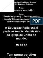Educação Religiosa - Eclesiologia Aula 10