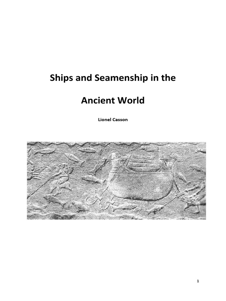 Casson Ships and Seamanship in The Ancient World (Prijevod Maja, Kate I Sajo) PDF