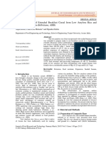 Development of Nutritious Extruded Break