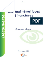 Les Mathã©matiques Financiã Res (2003, E-Theque)