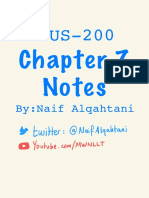 Bus200 Chapter 7 Notes Naif Alqahtani