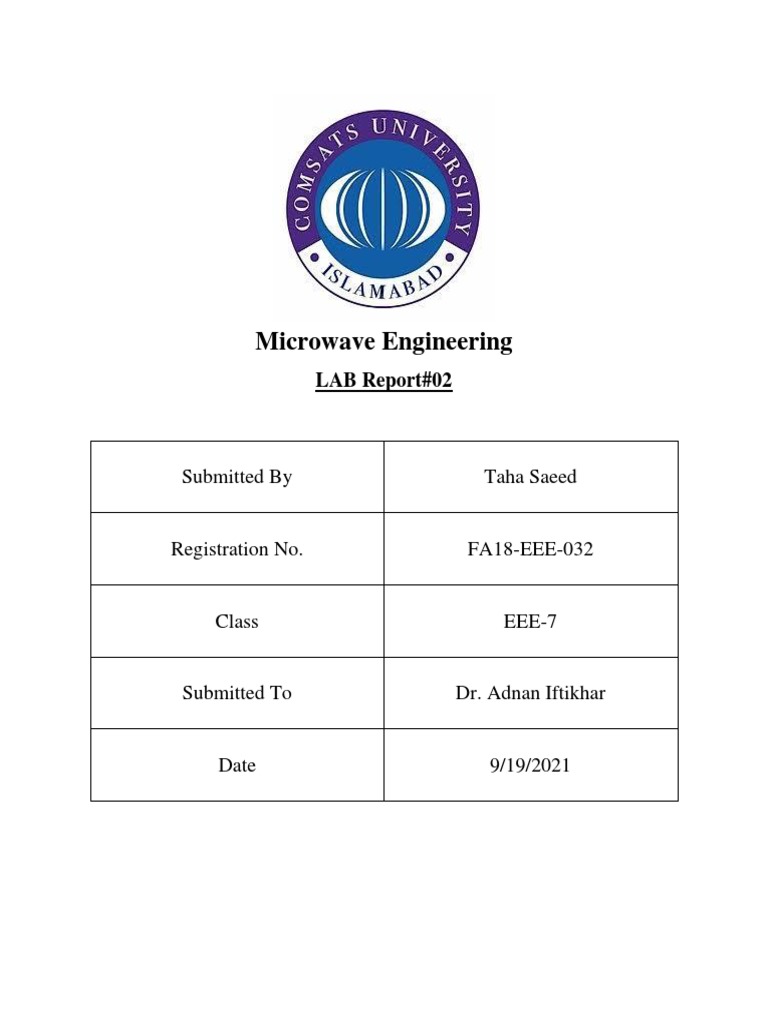MC Fa18 Eee 032 Lab#2 | PDF