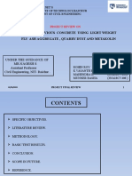 Development of Pervious Concrete Using Light Weight Fly Ash Aggregate, Quarry Dust and Metakolin