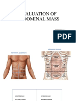 Evaluation of Abdominal Mass