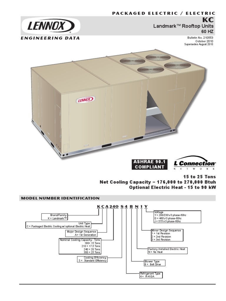 20 Tons Lennox Air Conditioning Thermostat