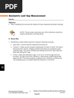 Dosimetric Leaf Gap Measurement: Objective