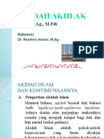 Akidah Dan Akhlak Pengantar