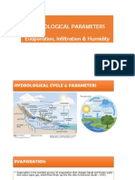 Lecture 2 - Evaporation, Infiltration and Humidity