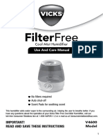 Filterfree: Use and Care Manual