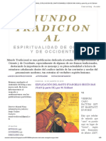 MUNDO TRADICIONAL - EXPLICACIÓN DEL SANTO EVANGELIO SEGÚN SAN JUAN (Y Parte III), Por M. Eckhart