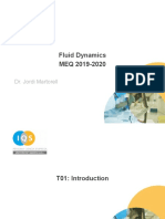 Fluid Dynamics MEQ 2019-2020: Dr. Jordi Martorell