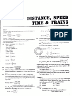 Distance, Speed Time&trains