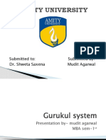 Gurukul system