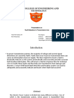 Fault Detection in TM Line