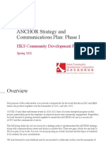 ANCHOR Strategy and Communications Plan: Phase I: HKS Community Development Project
