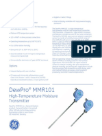 Dewpro Mmr101: High-Temperature Moisture Transmitter