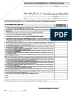 Declaración de Autoria de Procedimientos de Trabajo Seguro 07 19