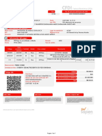 Factura Electrónica (CFDI) con detalles de productos y pagos