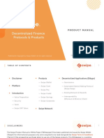 Decentralized Finance Protocols & Products: Product Manual