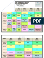 2021 Online First Term Exam Timetable