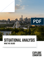 Edmonton tourism situational analysis and opportunities
