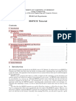 HSPICE Tutorial for UC Berkeley's EE105 Course