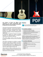 ITEMM Fiche Guitare BMA