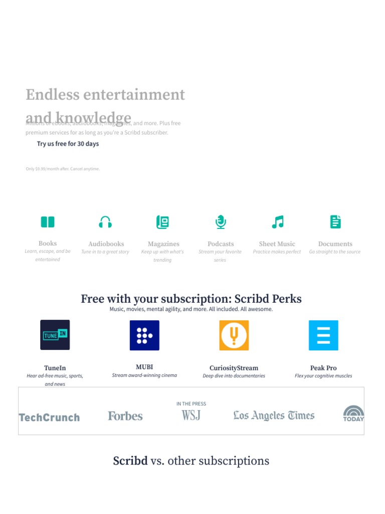 Scribd Read Books, Audiobooks, and More PDF Scribd Audiobook