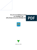 Plan Navodnjavanja Za Podrucje Splitsko Dalmatinske Zupanije