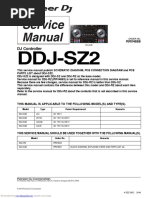 Pioneer DDJ SZ2 Service Manual