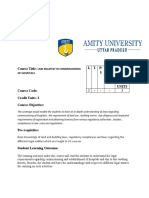 Course Title: LTP/ S SW/F W Tota L Credi T Units: Law Related To Commissioning of Hospitals