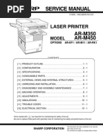 Sharp AR-M350, 450 Service Manual