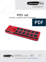 12-Pad Laptop Pad Controller: User Manual (English) P.1 5 Manual de Instrucciones (Español) P.6 9