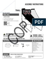 Double Shot Arcade Basketball System: Assembly Instructions