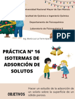 Fiq Ii Práctica #16 Isotermas de Adsorción de Solutos